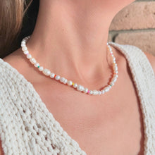 Load image into Gallery viewer, TERESA RAINBOW PEARL NECKLACE