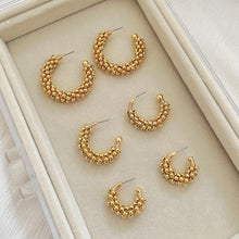 Load image into Gallery viewer, PAULINA GOLD HOOPS