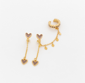 MY HEART EARRING SET