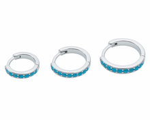 Load image into Gallery viewer, TURQUEZA HOOPS