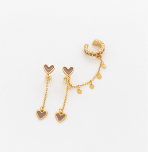 MY HEART EARRING SET