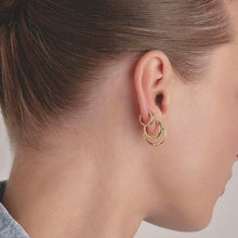 Load image into Gallery viewer, JADE MINI HOOPS