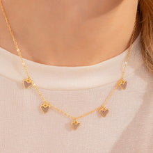 Load image into Gallery viewer, MINI HEARTS NECKLACE SET