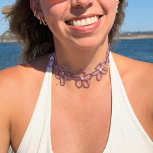 Load image into Gallery viewer, VIOLET BLOOM NECKLACE