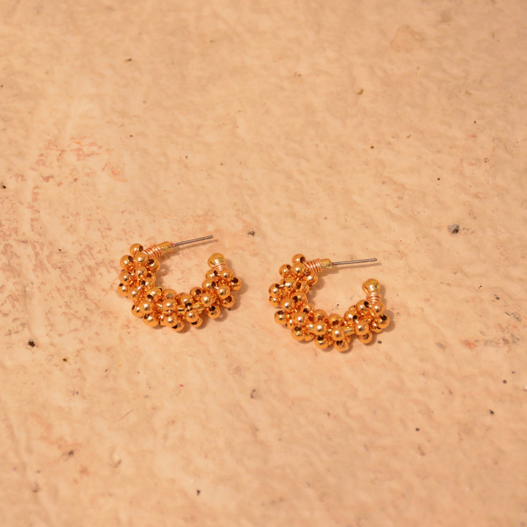 PAULINA GOLD HOOPS