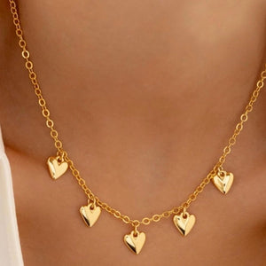 HEART NECKLACE SET