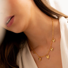 Load image into Gallery viewer, GOLD CHARMS NECKLACE SET