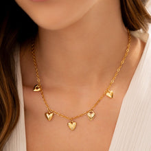 Load image into Gallery viewer, GOLD CHARMS NECKLACE SET