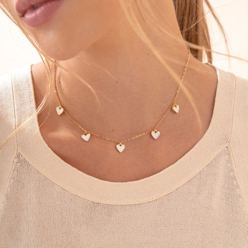 MINI HEARTS NECKLACE SET