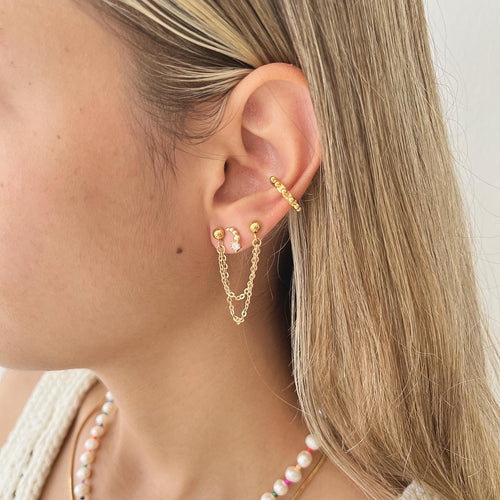 CHAMPAGNE EARRINGS