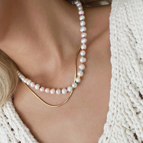 RETRO PEARL NECKLACE