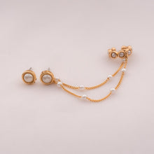 Load image into Gallery viewer, PEARL EARCUFF SET