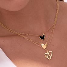 Load image into Gallery viewer, GOLD HEART NECKLACE